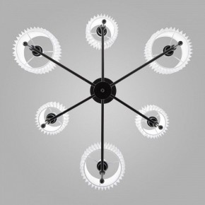 Люстра на штанге Eurosvet Notturno 60162/6 черный в Качканаре - kachkanar.mebel24.online | фото 2