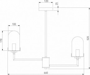 Люстра на штанге Eurosvet Pluto 60156/6 хром в Качканаре - kachkanar.mebel24.online | фото 4