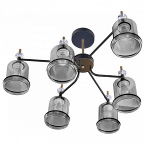 Люстра на штанге Imex MD.4890 MD.4890-6-S COFFEE+FGD в Качканаре - kachkanar.mebel24.online | фото