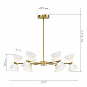 Люстра на штанге ST-Luce SPIRIT SL2004.303.12 в Качканаре - kachkanar.mebel24.online | фото 2