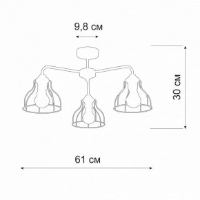 Люстра на штанге Vitaluce V3102 V3102-1/3PL в Качканаре - kachkanar.mebel24.online | фото 2