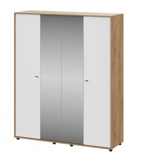 МИЛАН Шкаф четырехстворчатый (Белый Матовый) в Качканаре - kachkanar.mebel24.online | фото