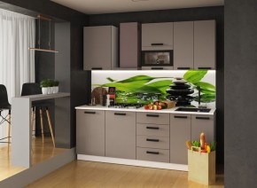 Модульная кухня Осло карбон латте в Качканаре - kachkanar.mebel24.online | фото 1