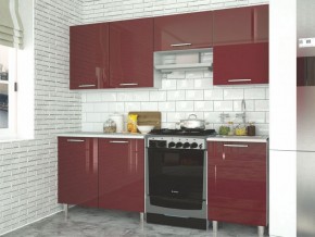 Модульная кухня Танго бордо в Качканаре - kachkanar.mebel24.online | фото 2