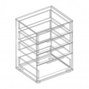 МОНИКА Комод с 4 ящиками в Качканаре - kachkanar.mebel24.online | фото 3