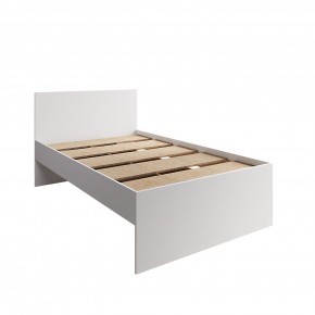 МОРИ КРМЯ 1200.1/1 Кровать с нишей под ящики белый в Качканаре - kachkanar.mebel24.online | фото 1