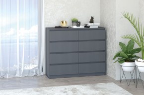 МС "Хилтон" Комод №3 1200 (8 ящ.) графит в Качканаре - kachkanar.mebel24.online | фото