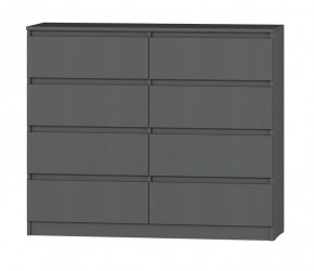 МС "Хилтон" Комод №3 1200 (8 ящ.) графит в Качканаре - kachkanar.mebel24.online | фото 2
