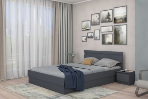 МС "Хилтон" Кровать 1,6 (графит) в Качканаре - kachkanar.mebel24.online | фото