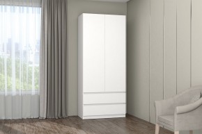 МС "Хилтон" Шкаф №3 900 (Белый текстурный) в Качканаре - kachkanar.mebel24.online | фото