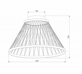 Накладной светильник Eurosvet Cesta 40019/1 LED коричневый в Качканаре - kachkanar.mebel24.online | фото 4