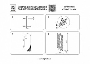 Накладной светильник Lightstar Varese 731663 в Качканаре - kachkanar.mebel24.online | фото 3