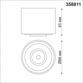 Накладной светильник Novotech Gesso 358811 в Качканаре - kachkanar.mebel24.online | фото 7
