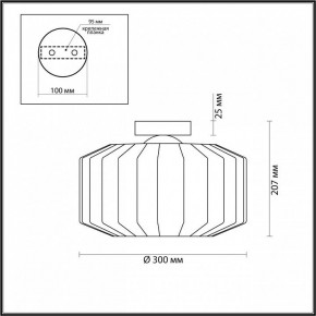 Накладной светильник Odeon Light Binga 4746/1C в Качканаре - kachkanar.mebel24.online | фото 3