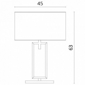 Настольная лампа декоративная Divinare Porta 5933/01 TL-1 в Качканаре - kachkanar.mebel24.online | фото 3