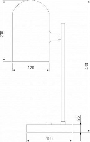 Настольная лампа декоративная Eurosvet Bambola 01164/1 латунь в Качканаре - kachkanar.mebel24.online | фото 2