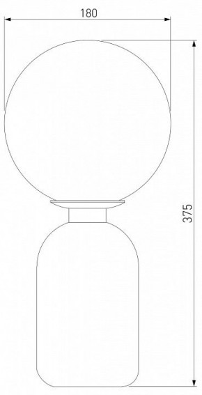 Настольная лампа декоративная Eurosvet Bubble 01197/1 белый в Качканаре - kachkanar.mebel24.online | фото 2