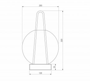 Настольная лампа декоративная Eurosvet Frasco 80507/1 латунь в Качканаре - kachkanar.mebel24.online | фото 3