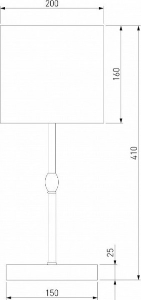 Настольная лампа декоративная Eurosvet Notturno 01162/1 черный в Качканаре - kachkanar.mebel24.online | фото 4