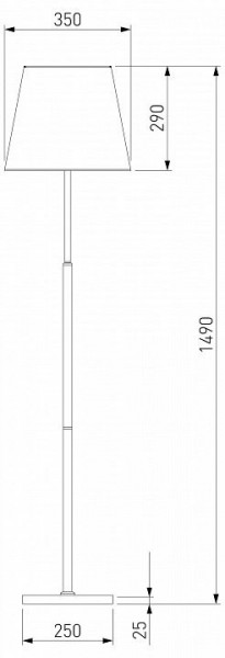 Настольная лампа декоративная Eurosvet Ozark 01156/1 латунь в Качканаре - kachkanar.mebel24.online | фото 2