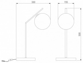 Настольная лампа декоративная Eurosvet Shape 01213/1 латунь в Качканаре - kachkanar.mebel24.online | фото 3