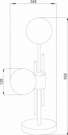 Настольная лампа декоративная Eurosvet Volver 01383/2 латунь в Качканаре - kachkanar.mebel24.online | фото 4