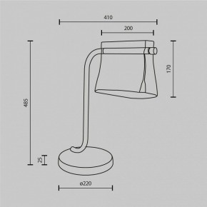 Настольная лампа декоративная Maytoni Cabaret MOD170TL-L8BS3K в Качканаре - kachkanar.mebel24.online | фото 7