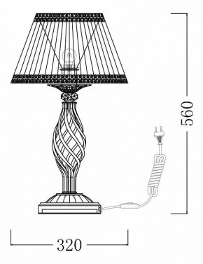 Настольная лампа декоративная Maytoni Grace ARM247-00-G в Качканаре - kachkanar.mebel24.online | фото 7