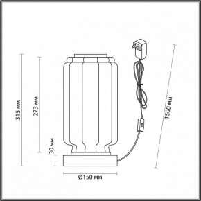 Настольная лампа декоративная Odeon Light Jam 5408/10TL в Качканаре - kachkanar.mebel24.online | фото 4