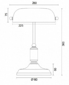 Настольная лампа офисная Maytoni Kiwi Z153-TL-01-BS в Качканаре - kachkanar.mebel24.online | фото 2