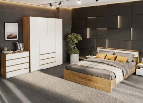 НЕКСТ 1 Спальня (Дуб Золотой/Белый) в Качканаре - kachkanar.mebel24.online | фото