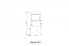 НИКОЛЬ 25 Шкаф 5-ти створчатый в Качканаре - kachkanar.mebel24.online | фото 7