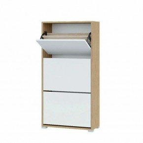 Обувница XL Домино (Крафт золотой/Белый) в Качканаре - kachkanar.mebel24.online | фото