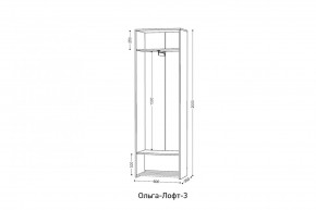 ОЛЬГА-ЛОФТ 3 Шкаф 2-х створчатый в Качканаре - kachkanar.mebel24.online | фото 2