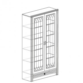 ОРЛЕАН Гостиная (модульная) ясень белый в Качканаре - kachkanar.mebel24.online | фото 3