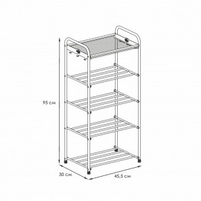 ПДОА15 М Подставка для обуви "Альфа 15" Медный антик в Качканаре - kachkanar.mebel24.online | фото