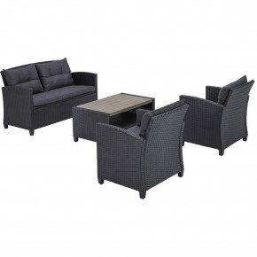 Плетеный комплект мебелис диваном AFM-804G Dark Grey в Качканаре - kachkanar.mebel24.online | фото 3