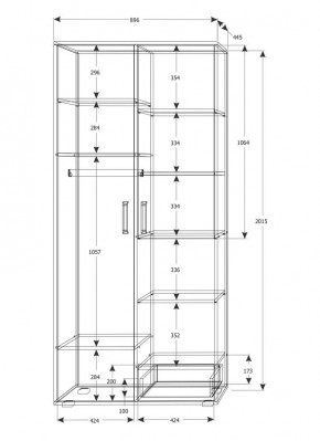 Подростковая Юпитер (модульная) в Качканаре - kachkanar.mebel24.online | фото 25