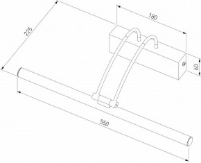 Подсветка для зеркала Elektrostandard Simple a063695 в Качканаре - kachkanar.mebel24.online | фото 3