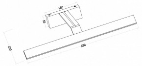 Подсветка для зеркала Maytoni Decart MIR010WL-L12B4K в Качканаре - kachkanar.mebel24.online | фото 3