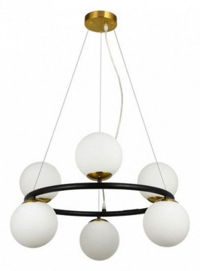 Подвесная люстра Arte Lamp Alcor A2224SP-6BK в Качканаре - kachkanar.mebel24.online | фото 3