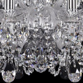 Подвесная люстра Bohemia Ivele Crystal 1402 1402/12+6/240/Ni в Качканаре - kachkanar.mebel24.online | фото 3