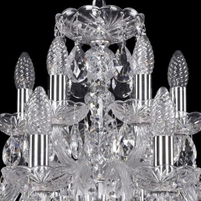 Подвесная люстра Bohemia Ivele Crystal 1402 1402/12+6/240/Ni в Качканаре - kachkanar.mebel24.online | фото 4