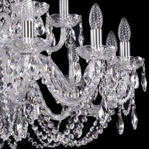 Подвесная люстра Bohemia Ivele Crystal 1402 1402/12+6/300/2d/Ni в Качканаре - kachkanar.mebel24.online | фото 2
