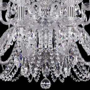 Подвесная люстра Bohemia Ivele Crystal 1402 1402/12+6/300/2d/Ni в Качканаре - kachkanar.mebel24.online | фото 3