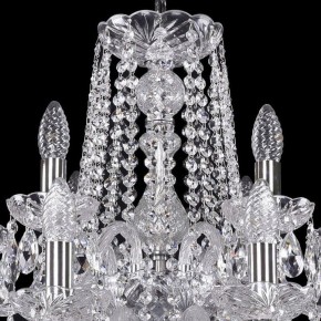 Подвесная люстра Bohemia Ivele Crystal 1402 1402/12+6/300/2d/Ni в Качканаре - kachkanar.mebel24.online | фото 4