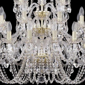 Подвесная люстра Bohemia Ivele Crystal 1402 1402/16+8+4/300/h-123/3d/G в Качканаре - kachkanar.mebel24.online | фото 3