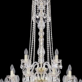 Подвесная люстра Bohemia Ivele Crystal 1402 1402/16+8+4/300/h-123/3d/G в Качканаре - kachkanar.mebel24.online | фото 4