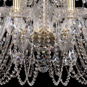 Подвесная люстра Bohemia Ivele Crystal 1402 1402/16+8/400/G в Качканаре - kachkanar.mebel24.online | фото 3