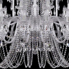 Подвесная люстра Bohemia Ivele Crystal 1402 1402/20+10+5/530/XL-165/Ni в Качканаре - kachkanar.mebel24.online | фото 3